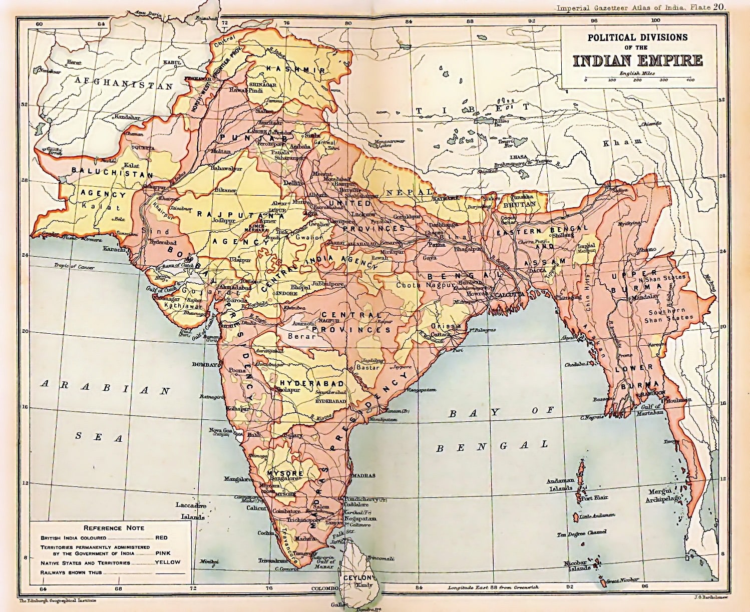 India_1909_map