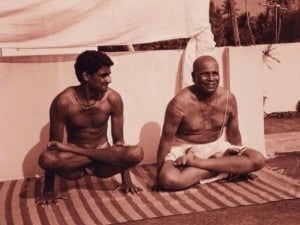 Ashtanga Yoga Propogators K. Pattabhi Jois and R. Sharath Jois