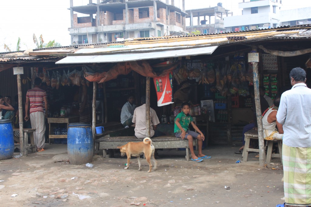tea stand in Dhaka