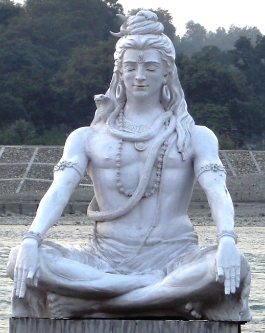 "Shiva meditating Rishikesh" by Iqbal Mohammed - http://www.flickr.com/photos/blaiq/75116239/. Licensed under CC BY-SA 2.0 via Wikimedia Commons - https://commons.wikimedia.org/wiki/File:Shiva_meditating_Rishikesh.jpg#/media/File:Shiva_meditating_Rishikesh.jpg