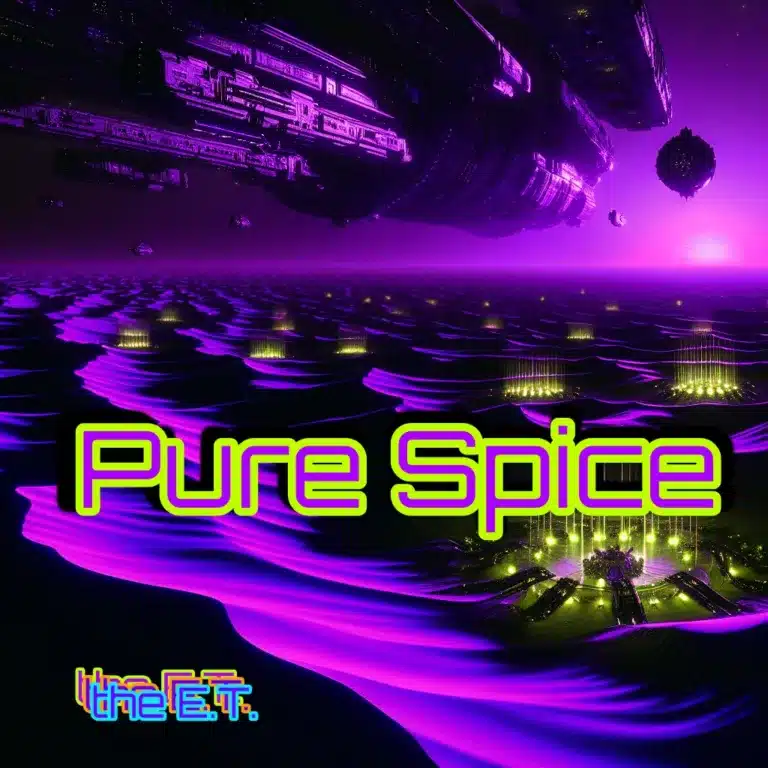 Pure_Spice dune spice extraction inspired cover art by Artiphoria.ai