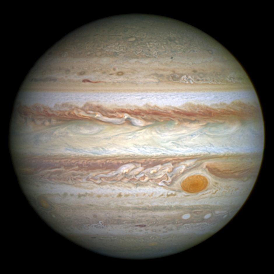 Hubble's image of Jupiter